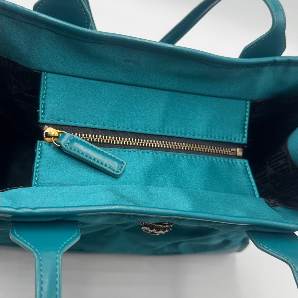 Kurt Geiger London Teal Quilted Tote Bag - Picture 15 of 17